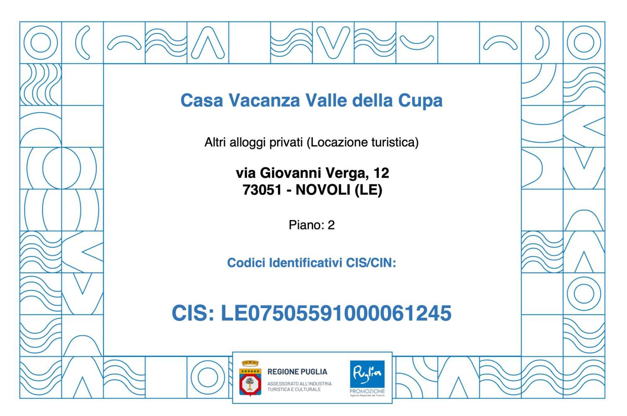 Casa Vacanza Valle Della Cupa Novoli Zewnętrze zdjęcie